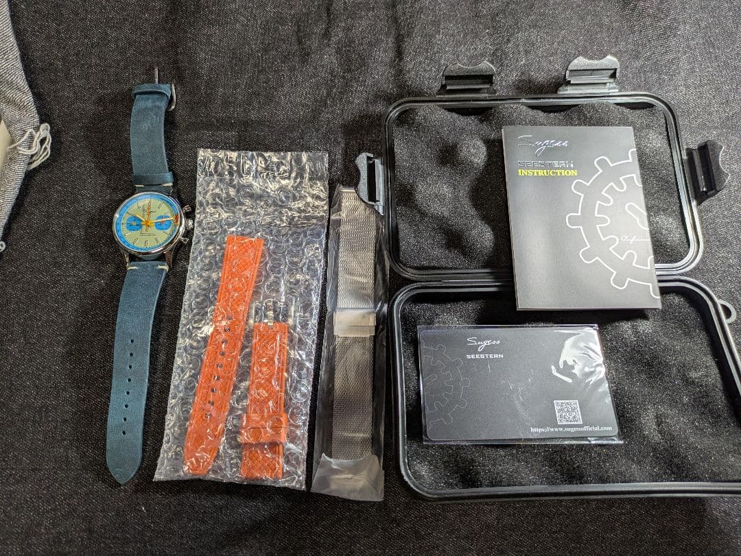 Sugess メカニカル クロノグラフ 腕時計