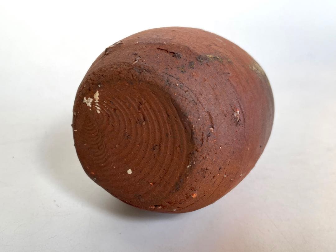 陶芸家 作家物 辻村塊 焼締徳利 酒器 共箱 辻村史朗