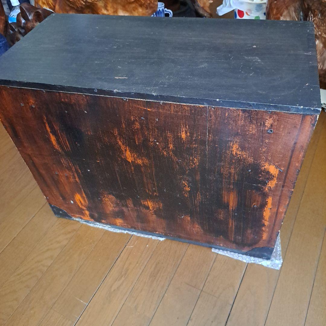 明治12年 お誂え箪笥 鍵付 6段 引き出し 武田庄右衛門依頼