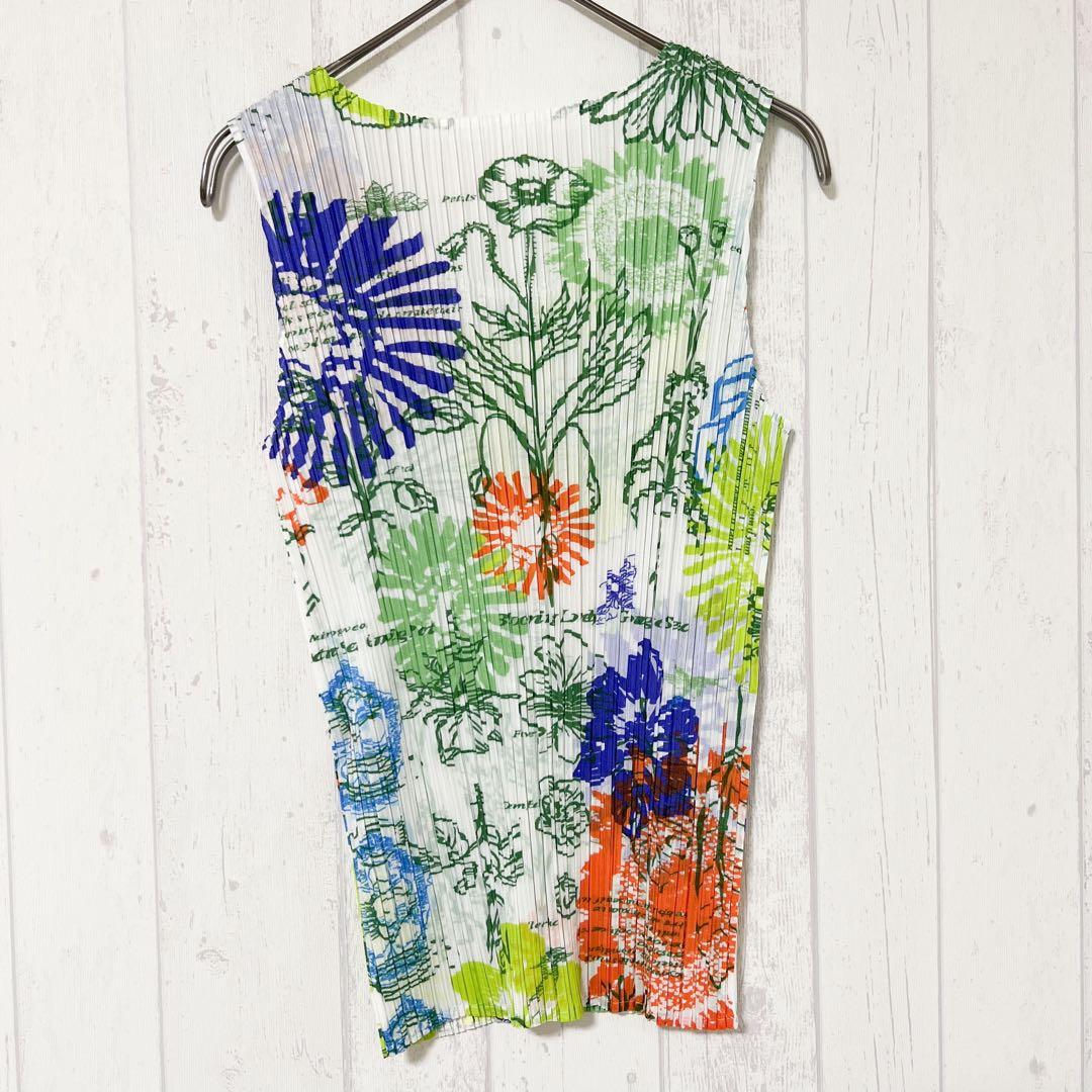 専用美品PLEATS PLEASE ISSEY MIYAKE 花柄 タンクトップ