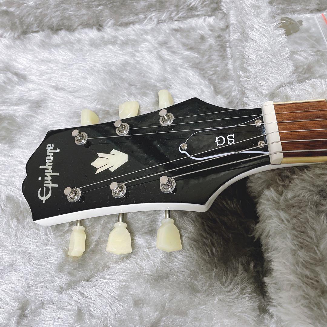 美品Epiphone エピフォン SG 白 Inspired by Gibson