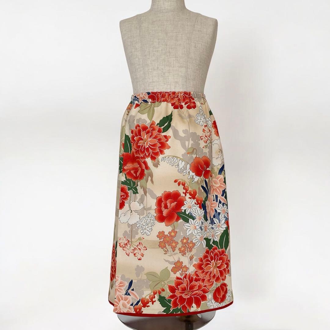 やな★［ぼたん］被布コート3点セット ꕤハンドメイドꕤ七五三 3歳 女の子