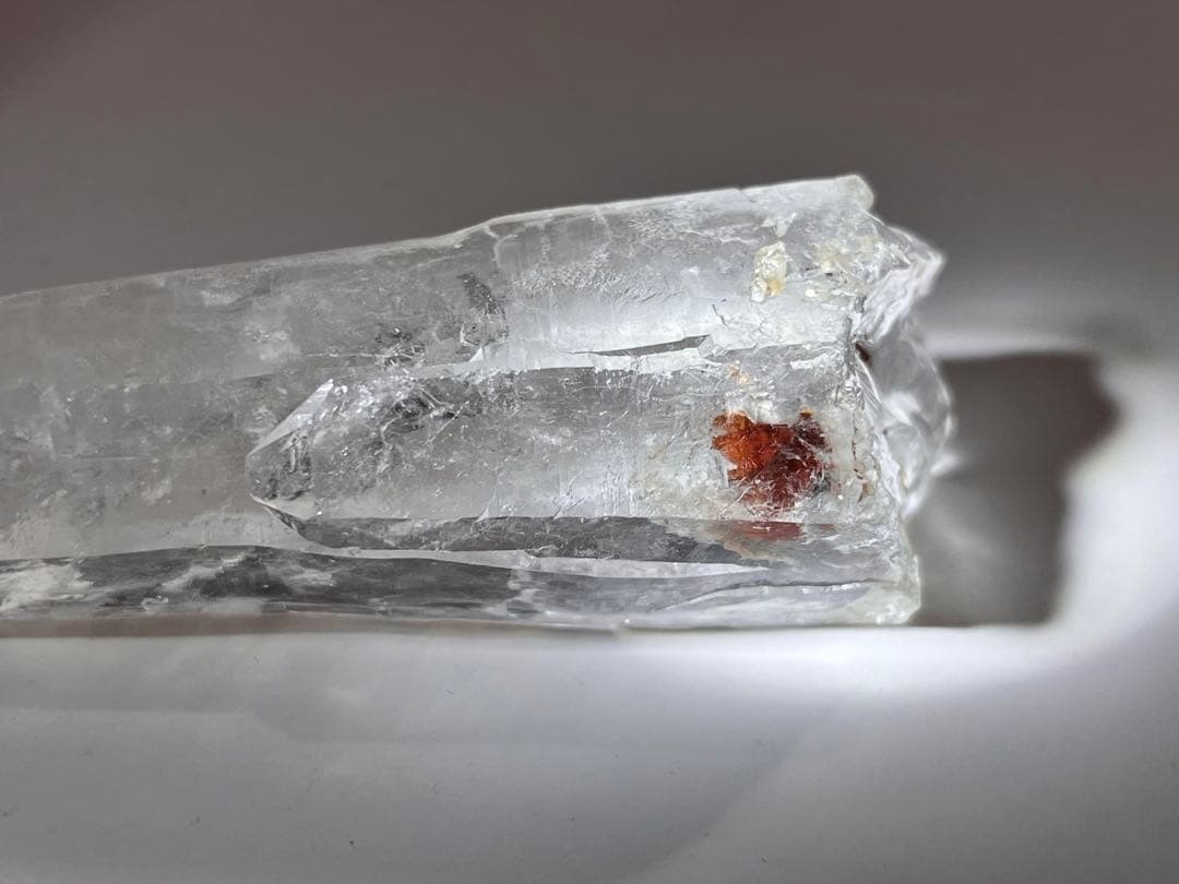 炎の精霊ঌ アンフィボールインクォーツ✨ 原石 ポイント クリスタル 水晶