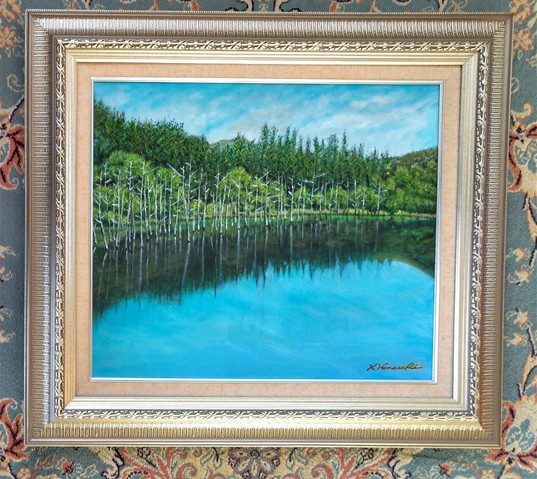 283 絵画 油彩 油絵 風景画 作者不明 額装 額縁付き 絵画 油絵 油彩