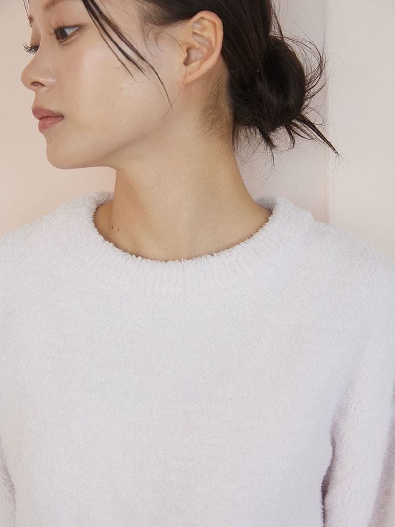 ラベンダー　セットアップ　ジェラピケ パジャマ ルームウェア