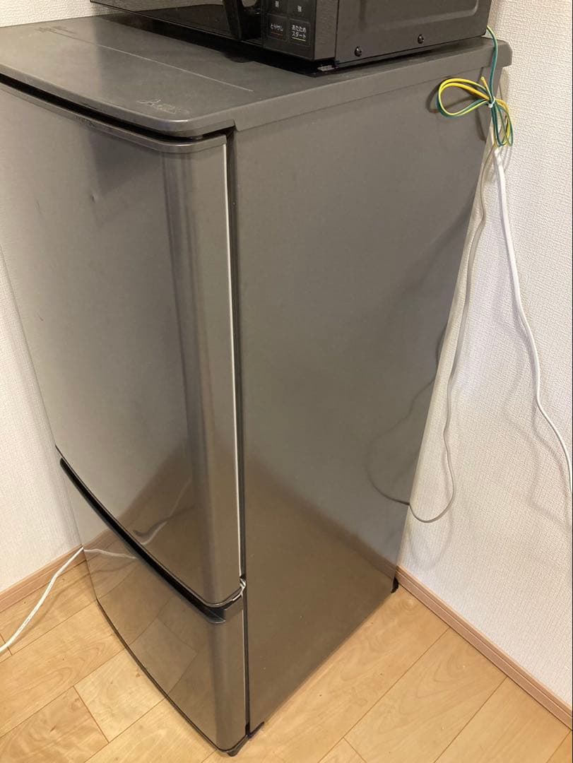 冷蔵庫 MR-P15J-H [幅48cm /146L /2ドア /右開きタイプ