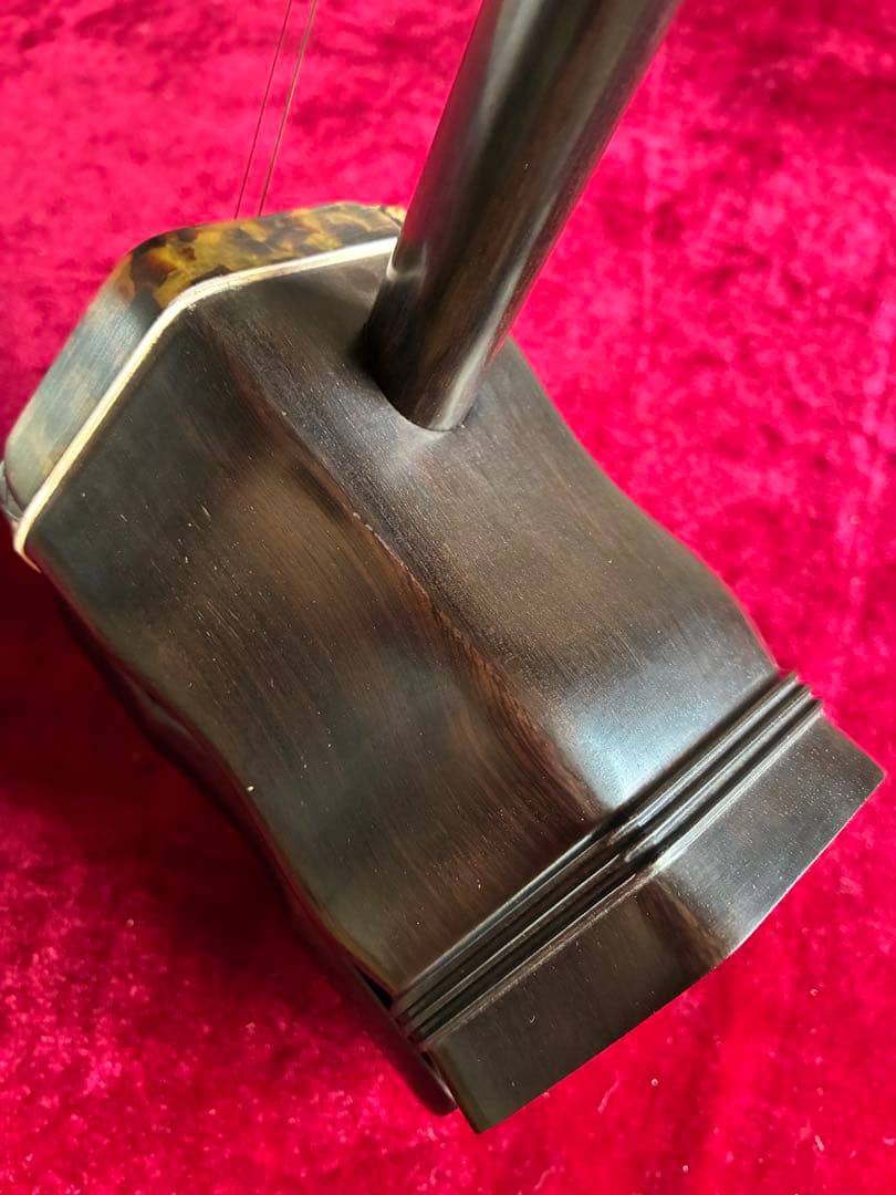 格安二胡★上級黒檀★古月琴坊・黄建洪製作★十年保証★二胡必需品セット