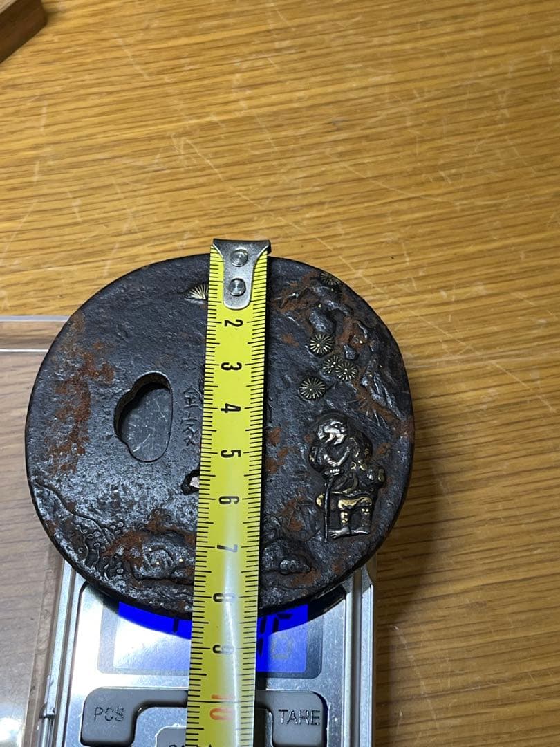 山城国伏見住　金家銘　鍔