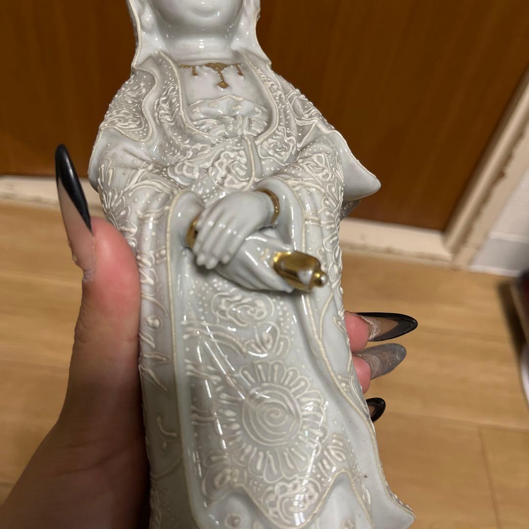 九谷焼 九谷 菊仙 観音菩薩 - メルカリ