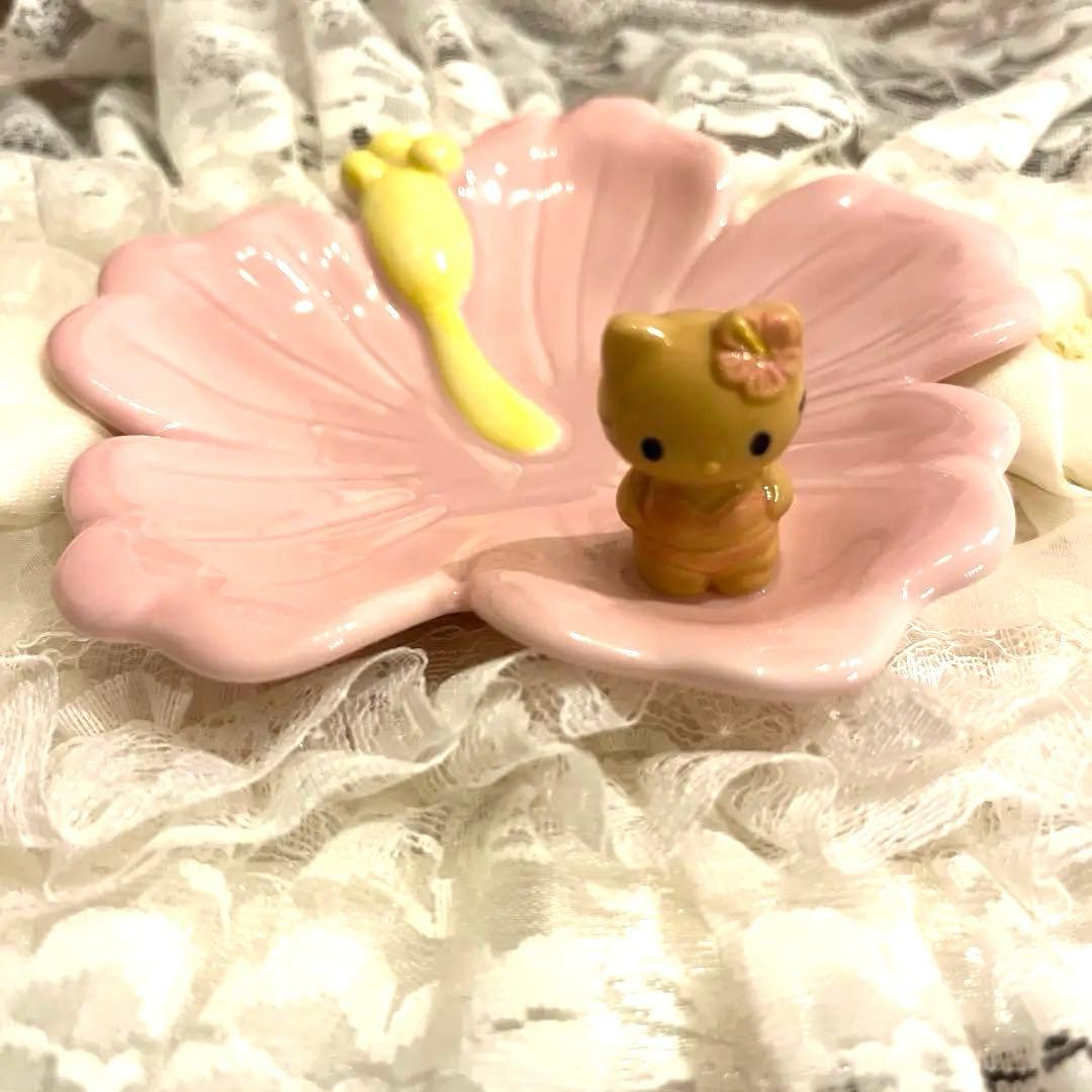 ハイビスカスキティトレイ日焼けキティ平成レトロ