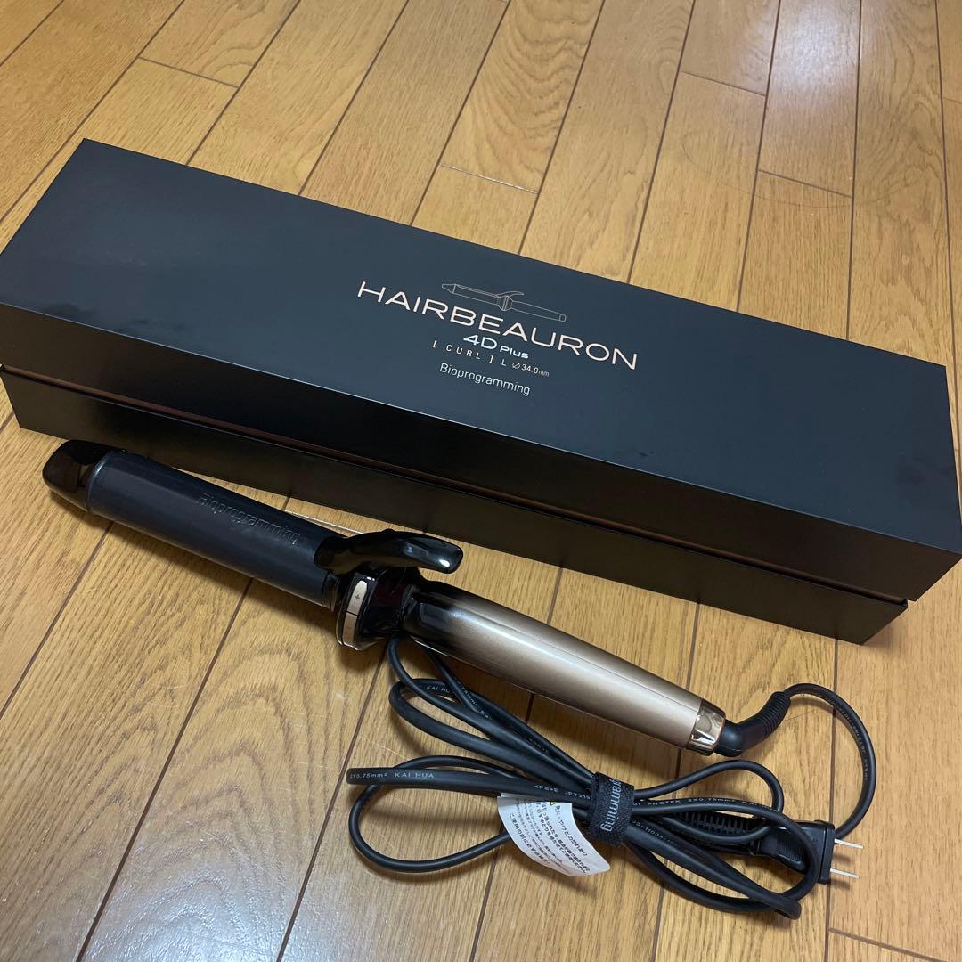 HAIRBEAURON 4D Plus カールヘアアイロン34mm