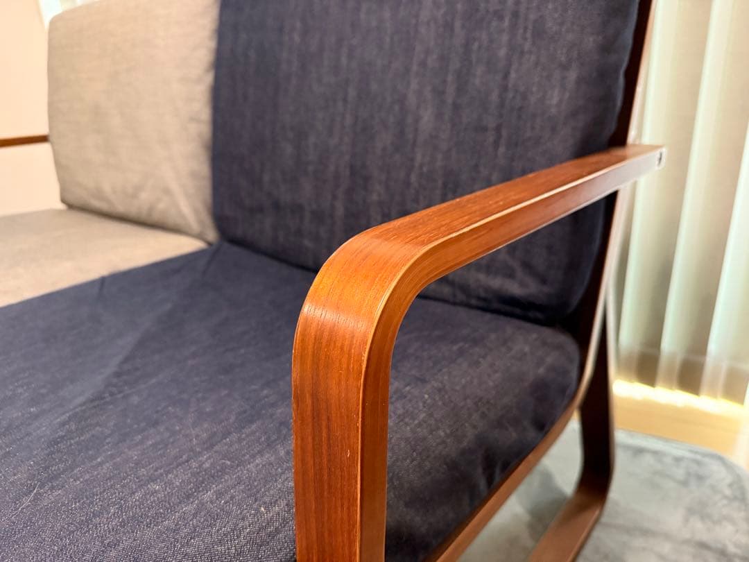 値下げ！！無印良品 リビングでもダイニングでもつかえる テーブル&チェアー2脚