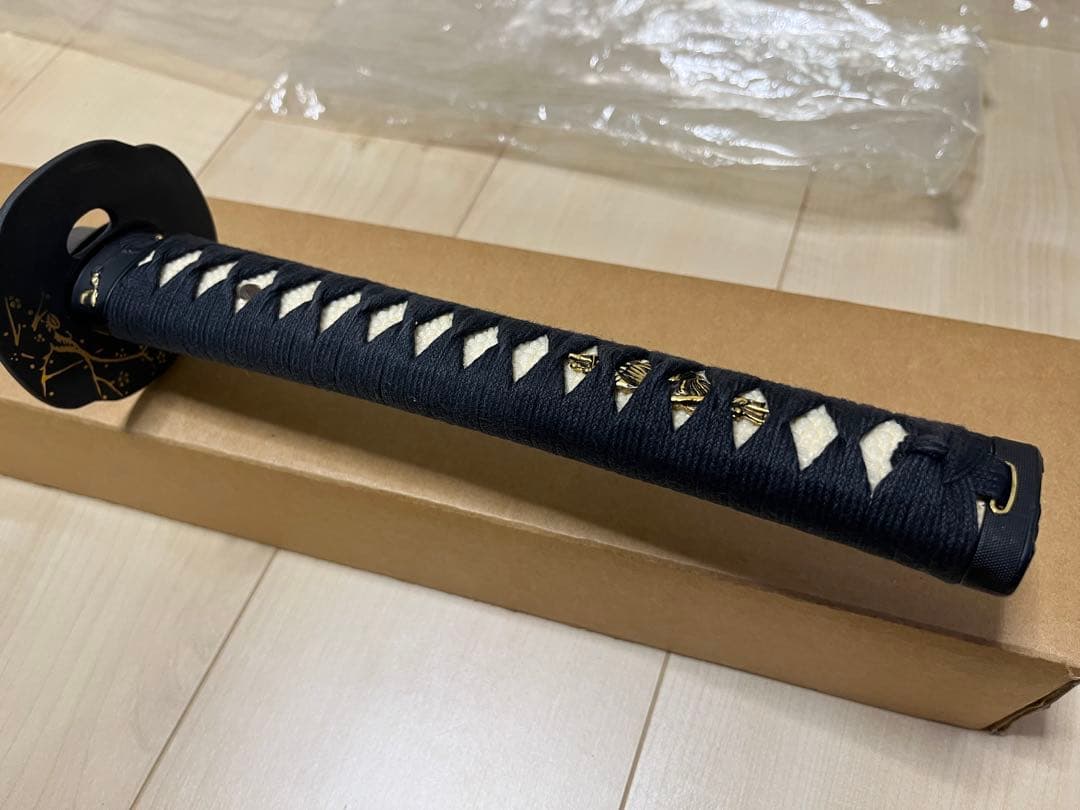 日本アンティックギャラリー　大小セット　居合刀　模造刀 黒柄　五郎入道政宗