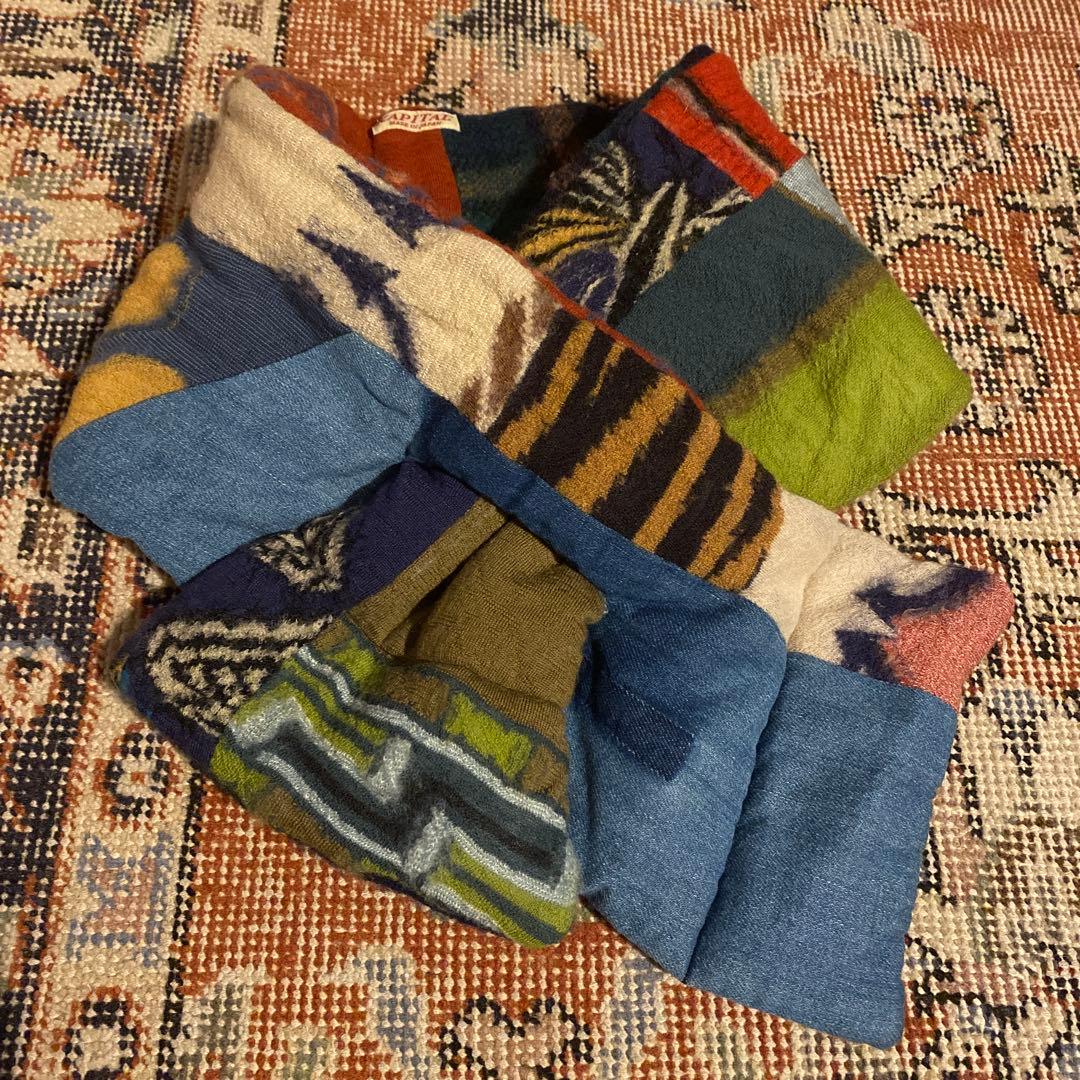 キャピタル　KAPTAL マフラー マフラー／ KAPITALから縮絨ウールマフラーが届きました。 ✔︎宇宙