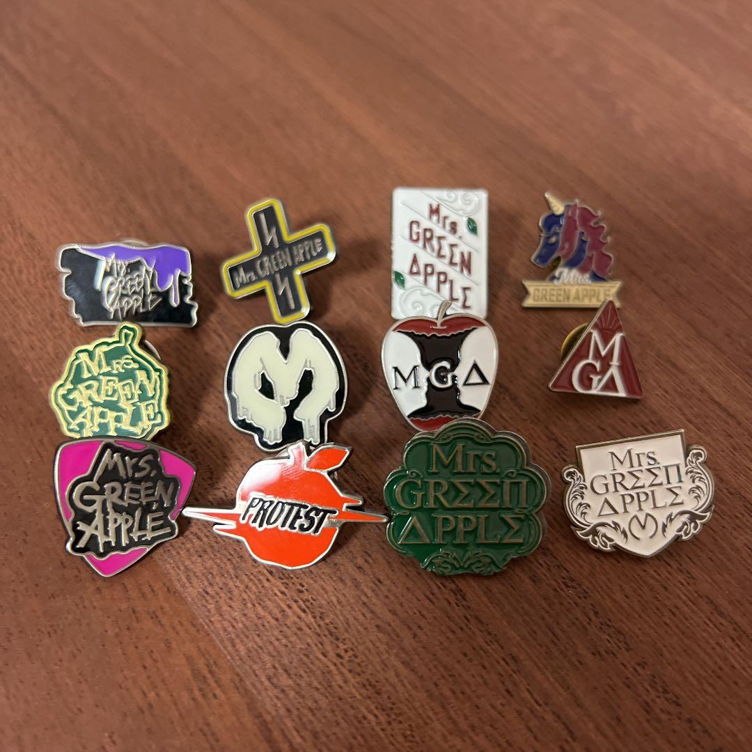 Mrs.GREEN APPLE ピンバッジ12種 Mrs. GREEN APPLE】 フェーズ1