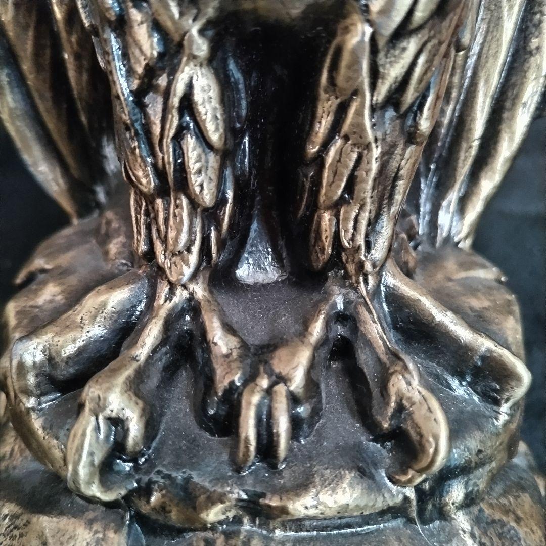 鷲の彫刻 シルバー 金属製 アメリカ 雑貨 アンティーク 1912年製