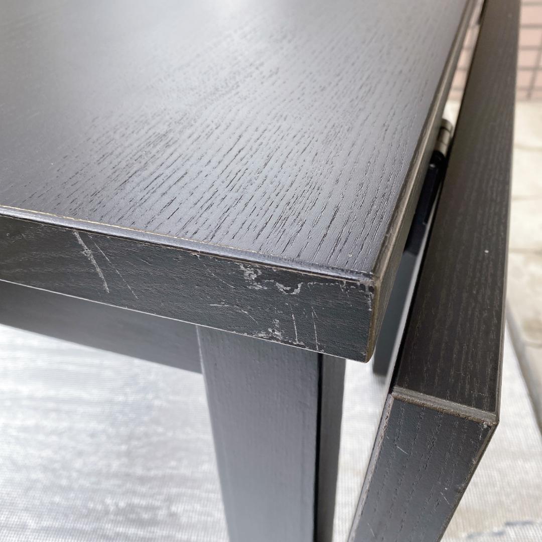 IKEA ノルドヴィーケン ダイニングテーブル 椅子2脚セット ドロップリーフ