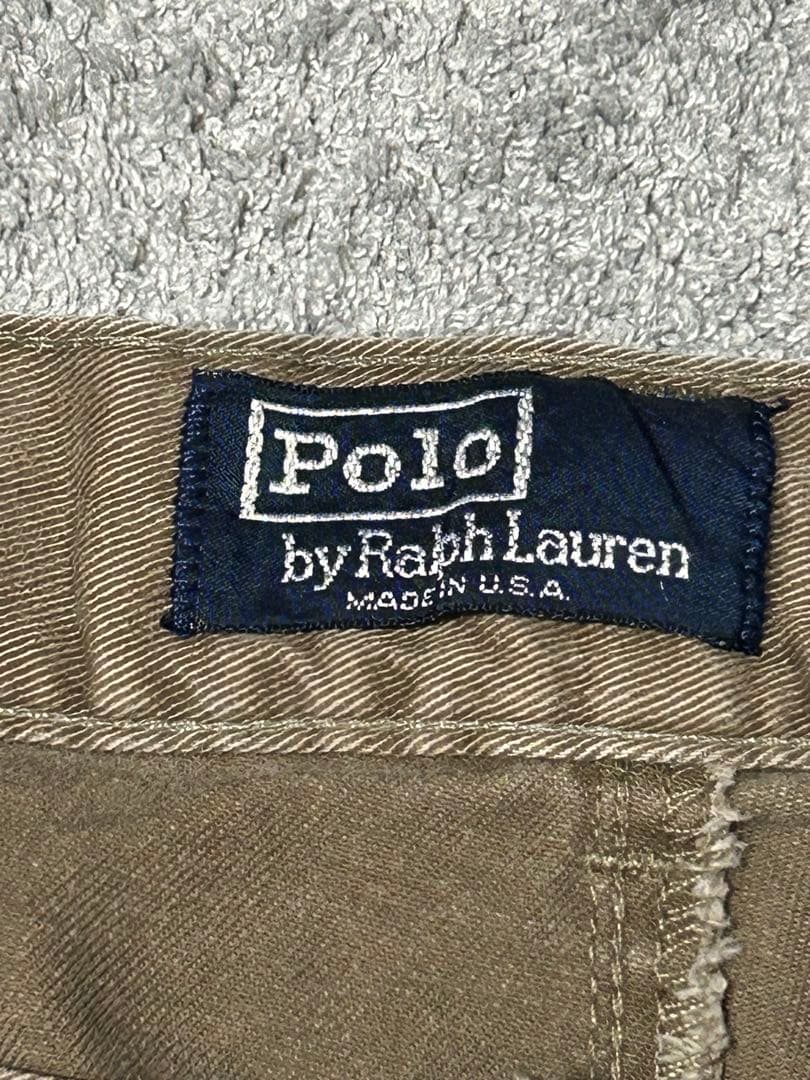 初期タグ】ラルフローレン ポロチノ USA製 W34
