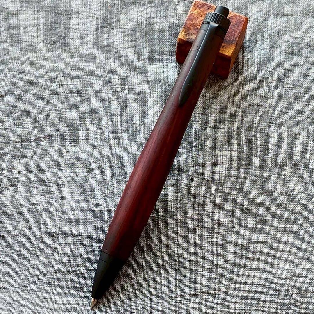 マリティマ　ハンドメイド　木軸ボールペン　G2　天然木　ブラック