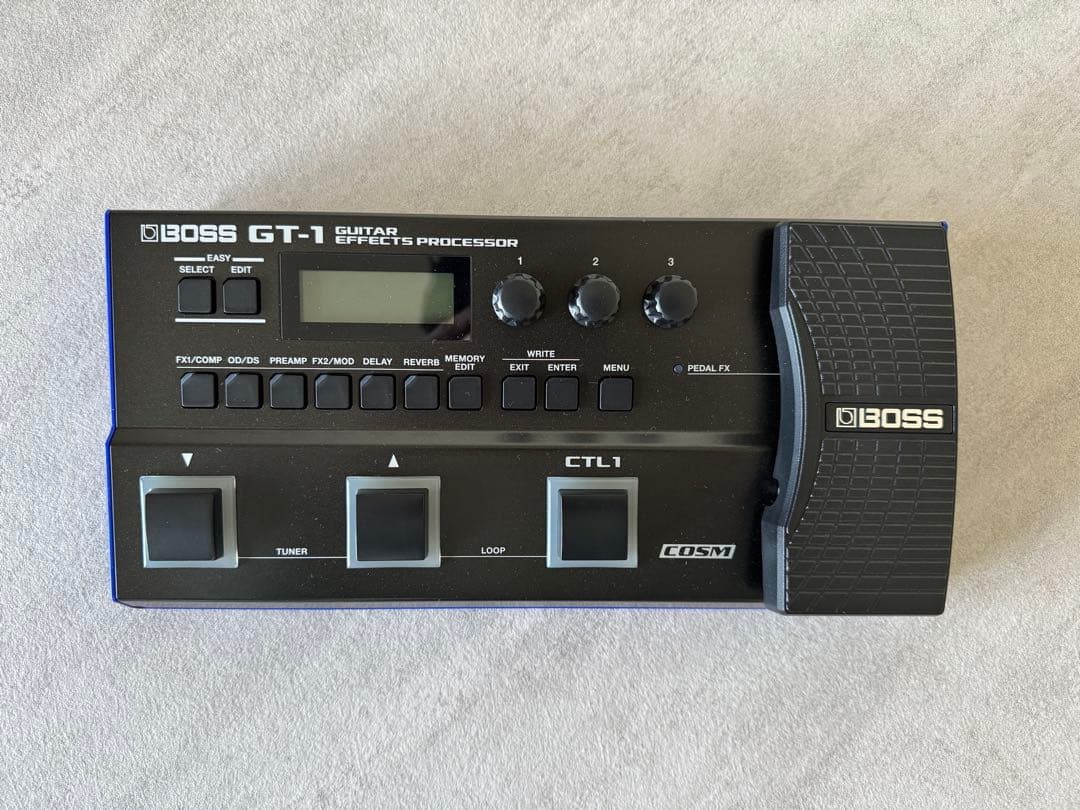 BOSS GT-1 ギターエフェクター + 純正アダプタセット - メルカリ