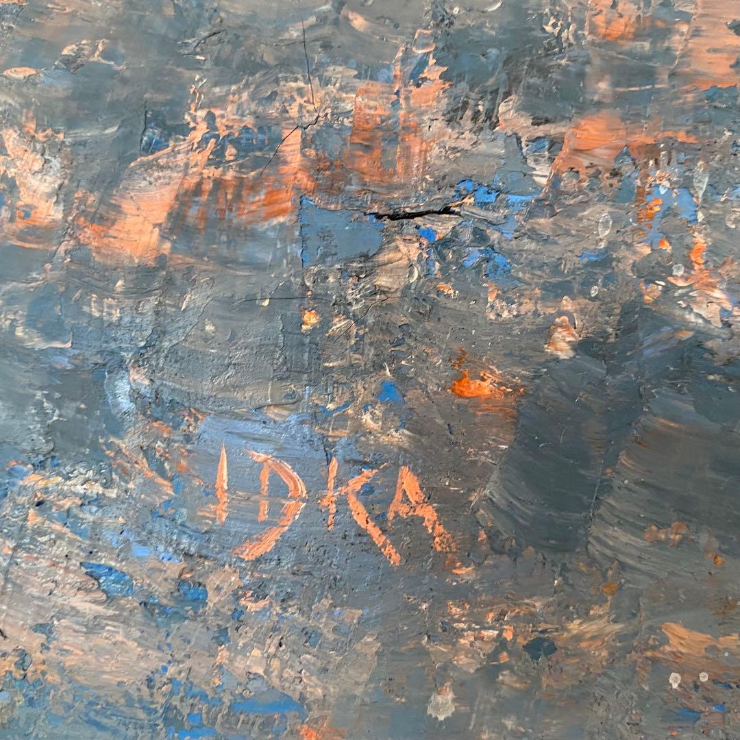 【美品♥️】 パリ 油絵 セーヌ川 橋 ⭐︎ フランス購入 絵画 ⭐︎ Paris ♪