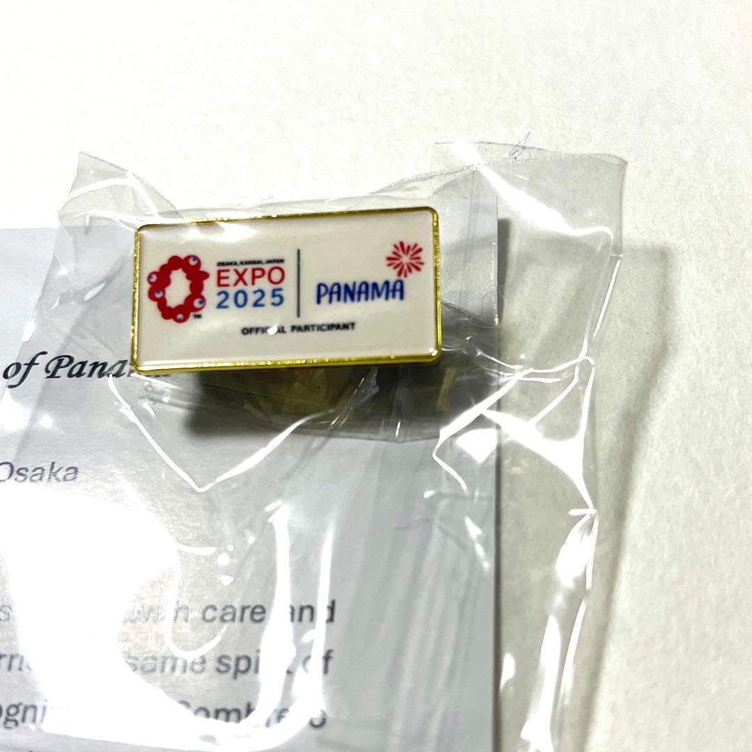 激レア非売品　大阪万博 2025 パナマ館 ナショナルDAY限定 ピンバッジ