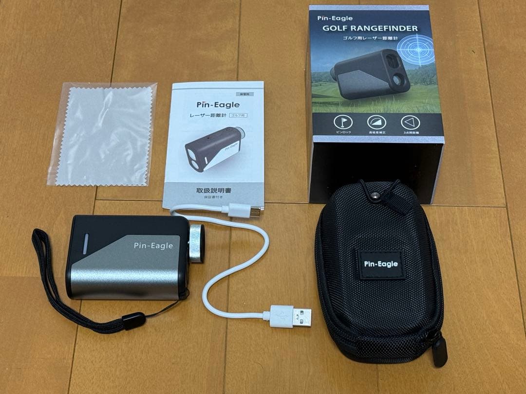 ゴルフ用レーザー距離計 ピンイーグル 三点間距離 菅楓華プロ推奨