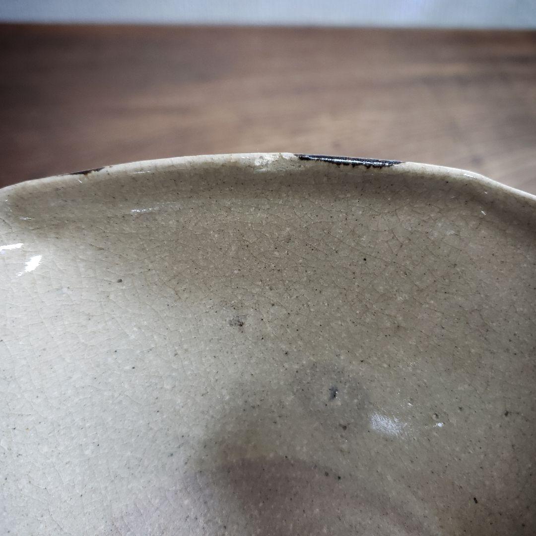 角鉢 向付 乾山 在銘 2客 京焼 訳あり 欠け