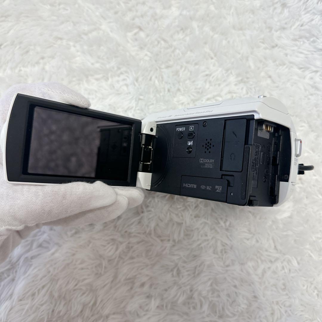 SONY HDR-CX535 バッテリー×3 バッテリーチャージャー　白