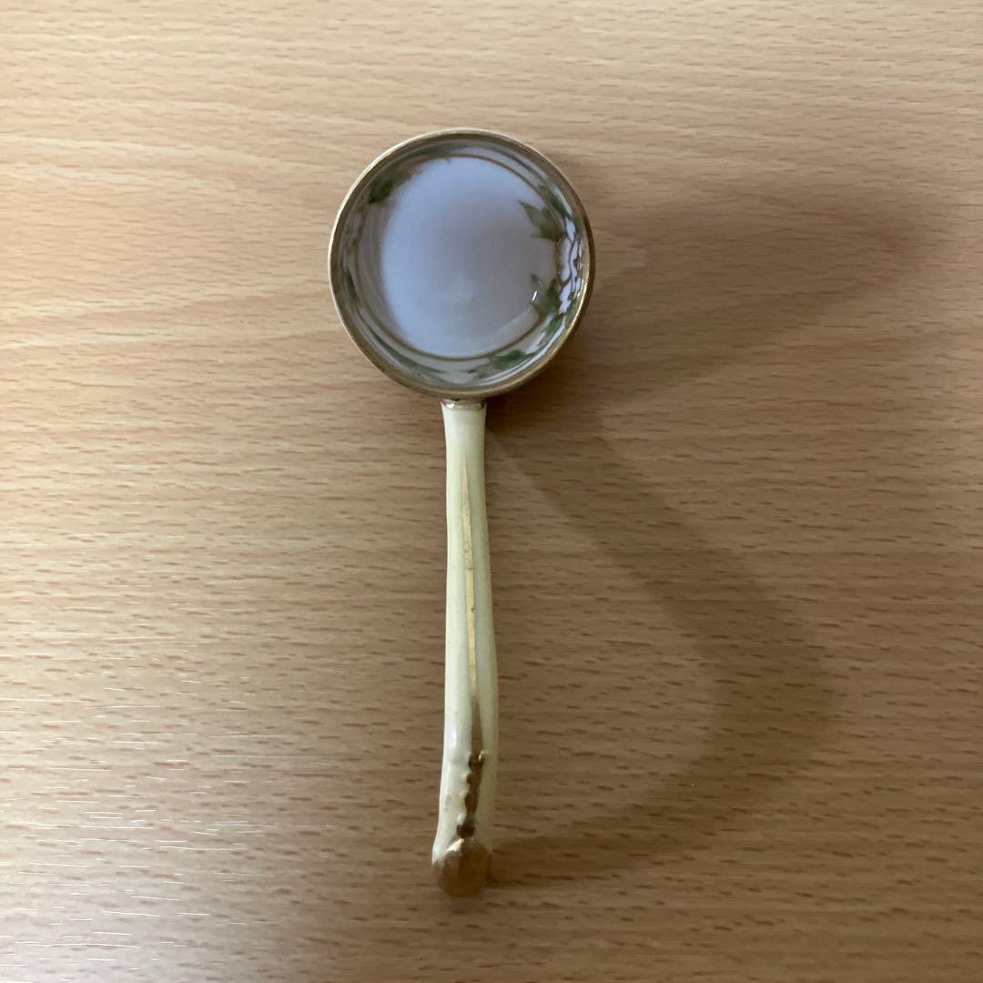 3. オールドノリタケ、M Nippon印 ボウル、ソーサー、スプーンのトリオ