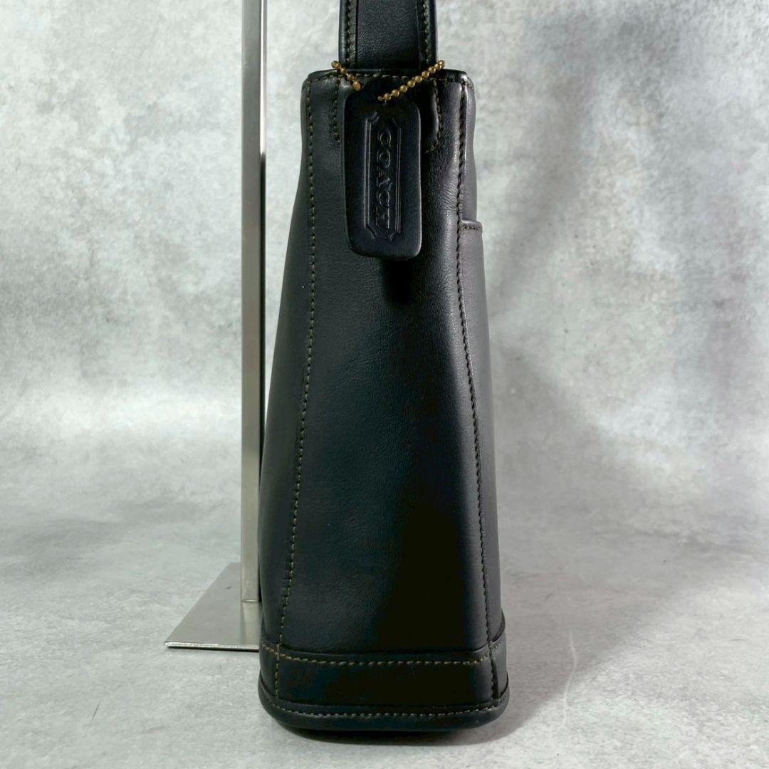 バッグ vintage coach shoulder bag leather black
