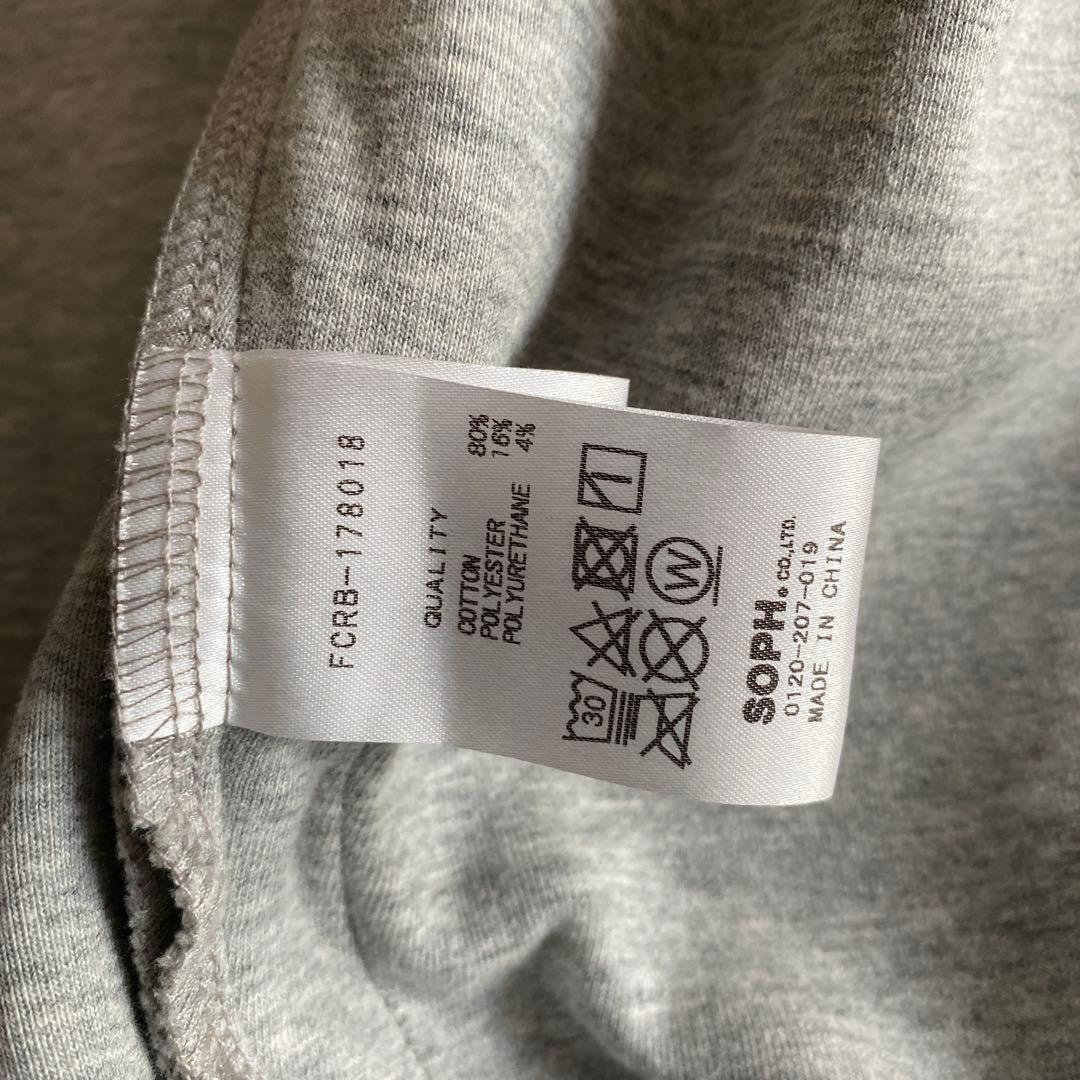 Bristol パーカー　グレー　ジップ　フード付き