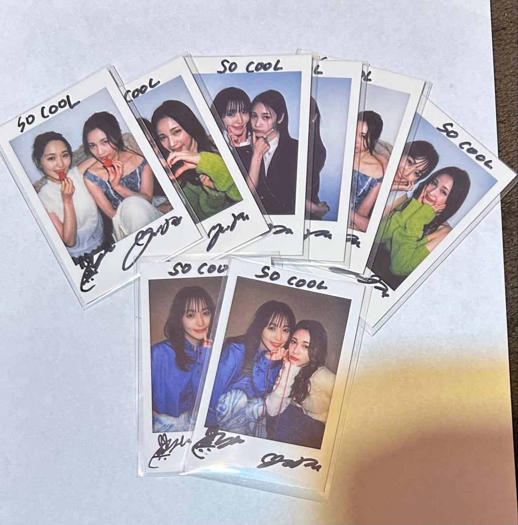 SO COOL 菅井友香 中村ゆりか チェキ風カード チェイサーゲームW