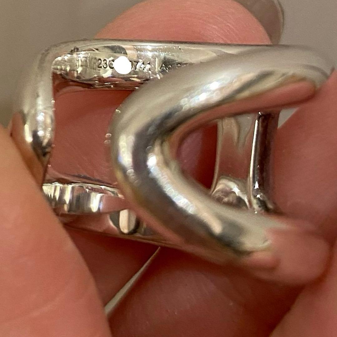 エルメス　オスモズGM　リング サイズ50 10号　シルバー　HERMES