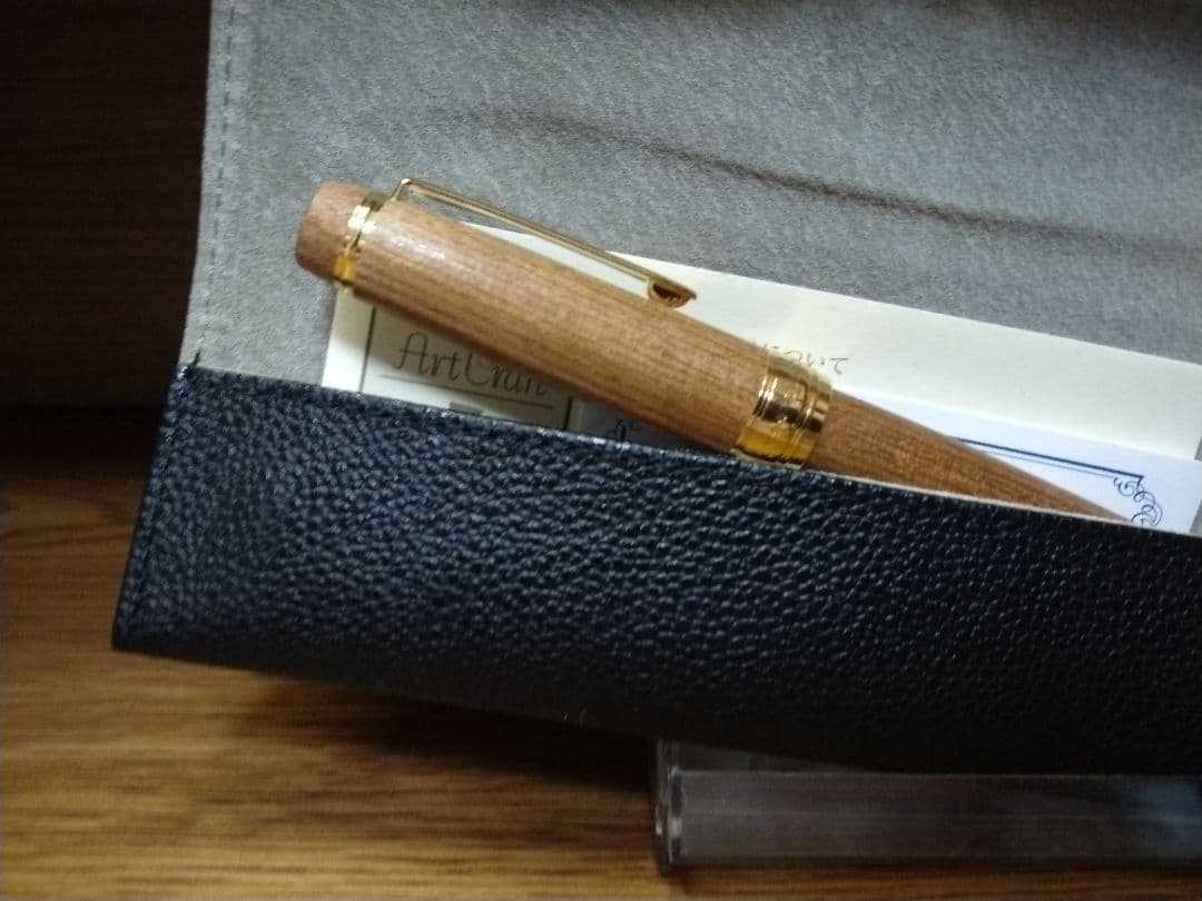 パイロット万年筆カスタム 槐 エンジュ モクメ 18K-750 15 F