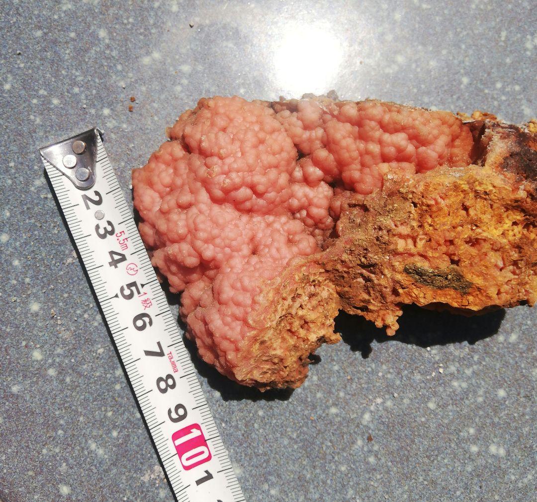 値下げしました、国産鉱物 菱マンガン鉱 原石です 値下げしました