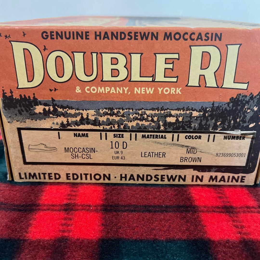 ダブルアールエル RRL ハンドソーンモカシン　10D アメリカ製