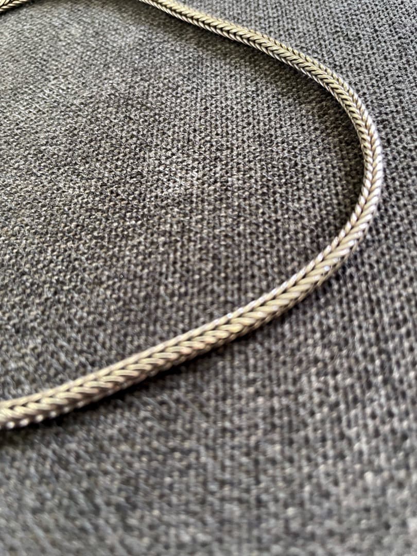 ビンテージ シルバー 丸型 クラッチバッグ