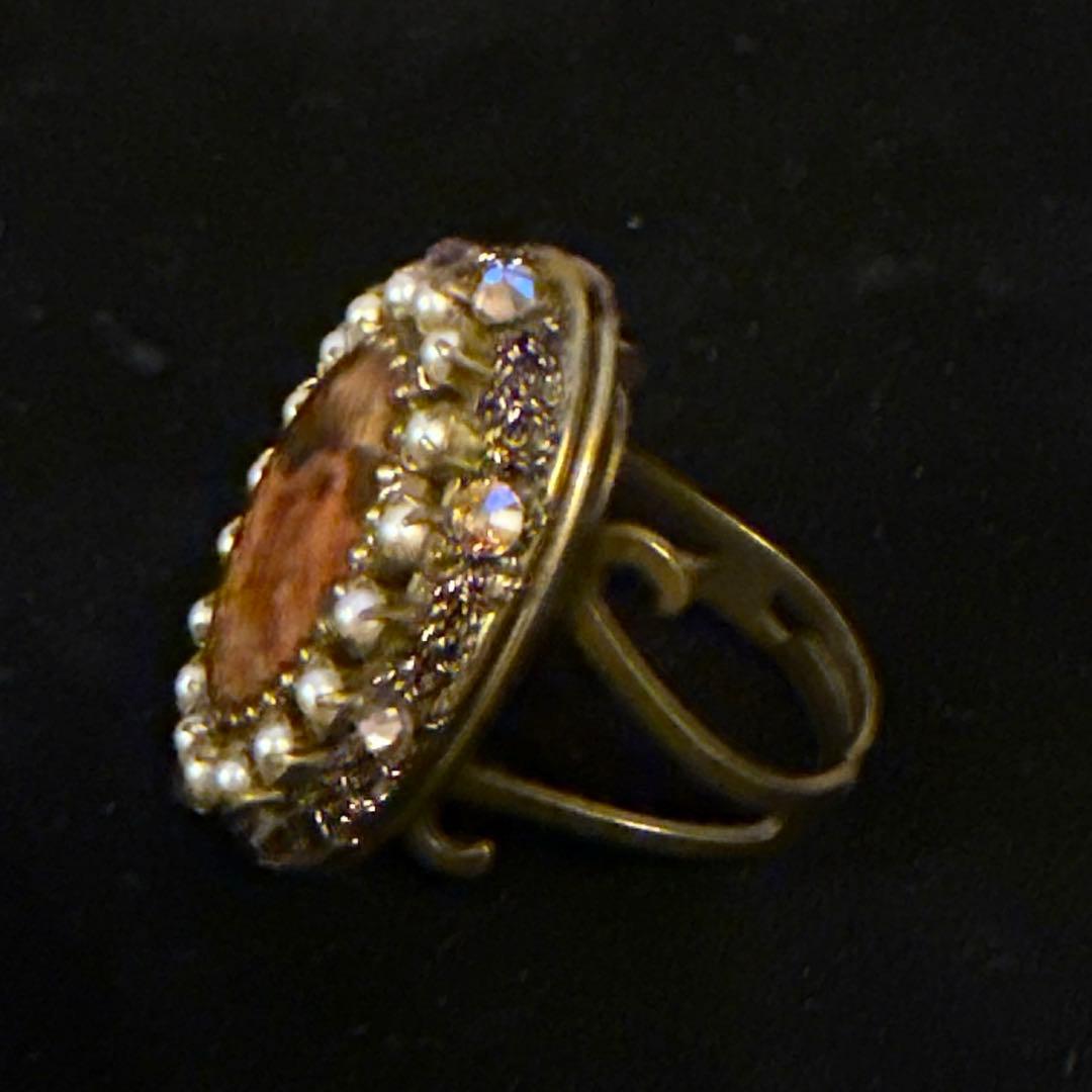 MICHAL NEGRINミハエルネグリンライオンブローチ&ロケットリングセット