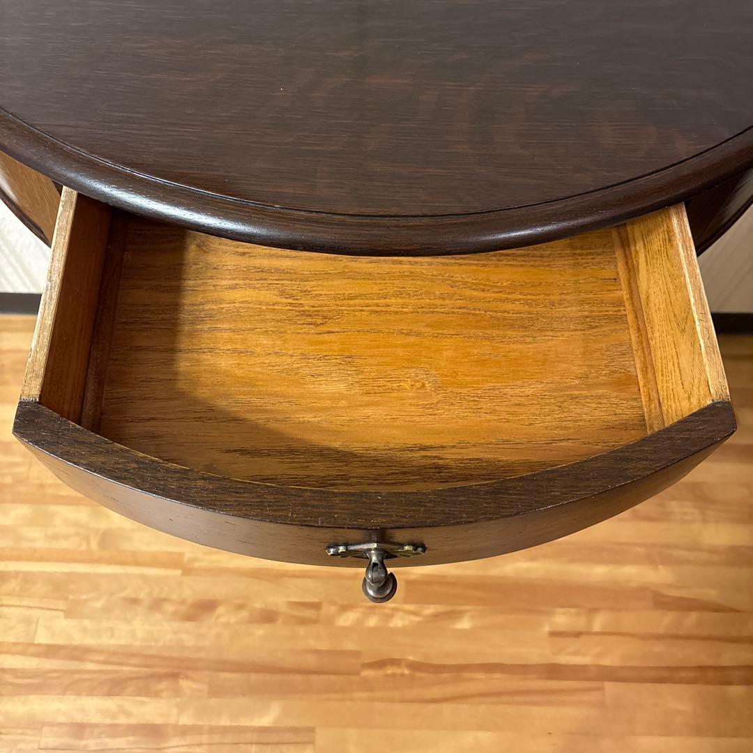 美品！イギリス アンティーク家具 コンソールテーブル花台ダーク