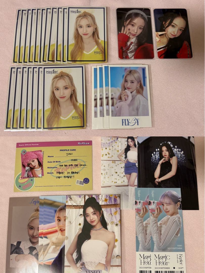 Kep1er イェソ トレカグッズまとめ売り