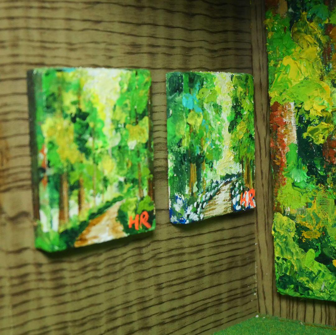 油絵 絵画 森の美術館