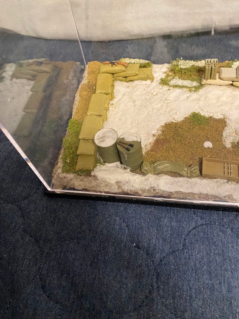 冬のドイツ兵スナイパー戦闘シーン ジオラマ