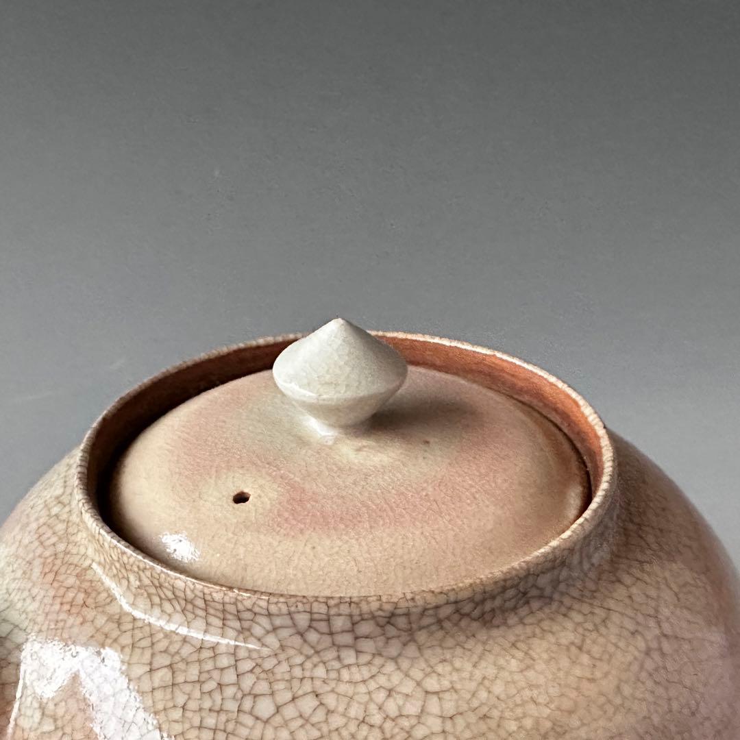 煎茶道具ボーフラ湯沸かし村田亀水京焼煎茶道稽古茶会陶芸