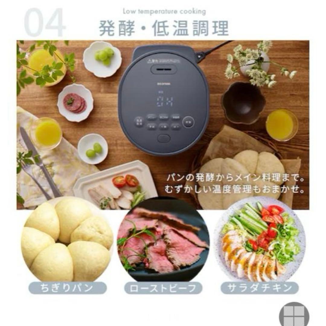 アイリスオーヤマ 炊飯器 RC-MGA30-P ピーチピンク 低温調理 自動調理