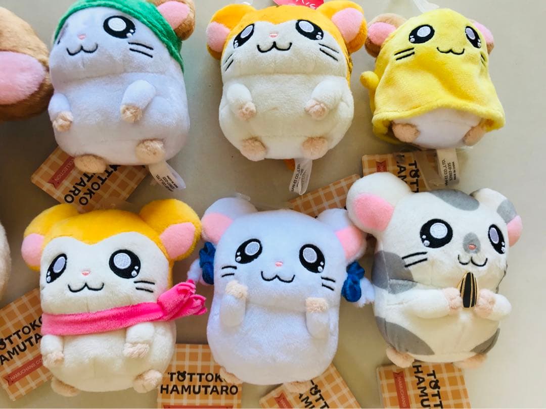 ハム太郎　とっとこハム太郎　ぬいぐるみ　　8点セット　新品　未使用　マスコット