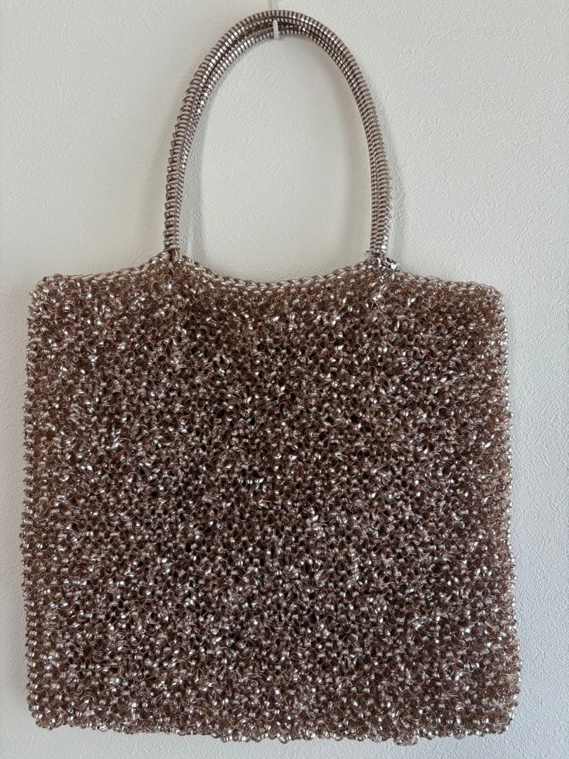 アンテプリマ ワイヤーバッグシルバーゴールド