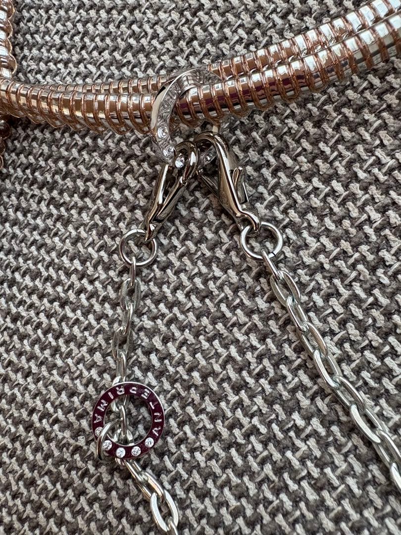 アンテプリマ ワイヤーバッグシルバーゴールド