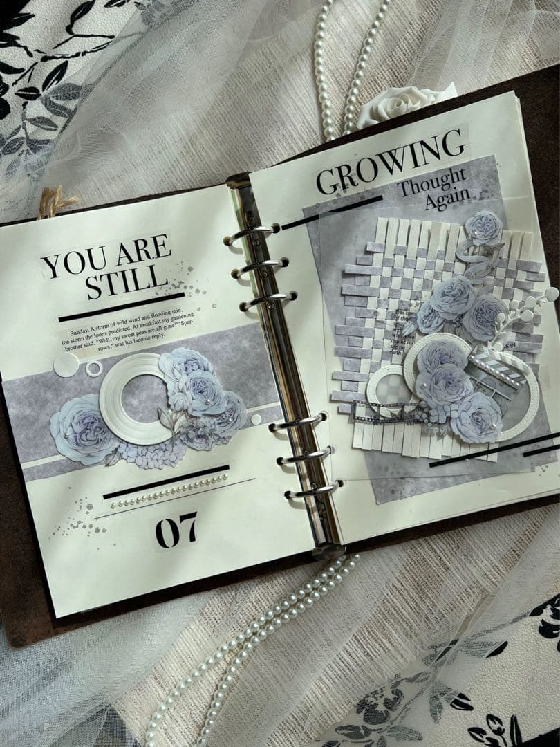 ⭐️SALE⭐️筠水阁文创《紫影旧梦》海外マスキングテープ　マステ 【2180】