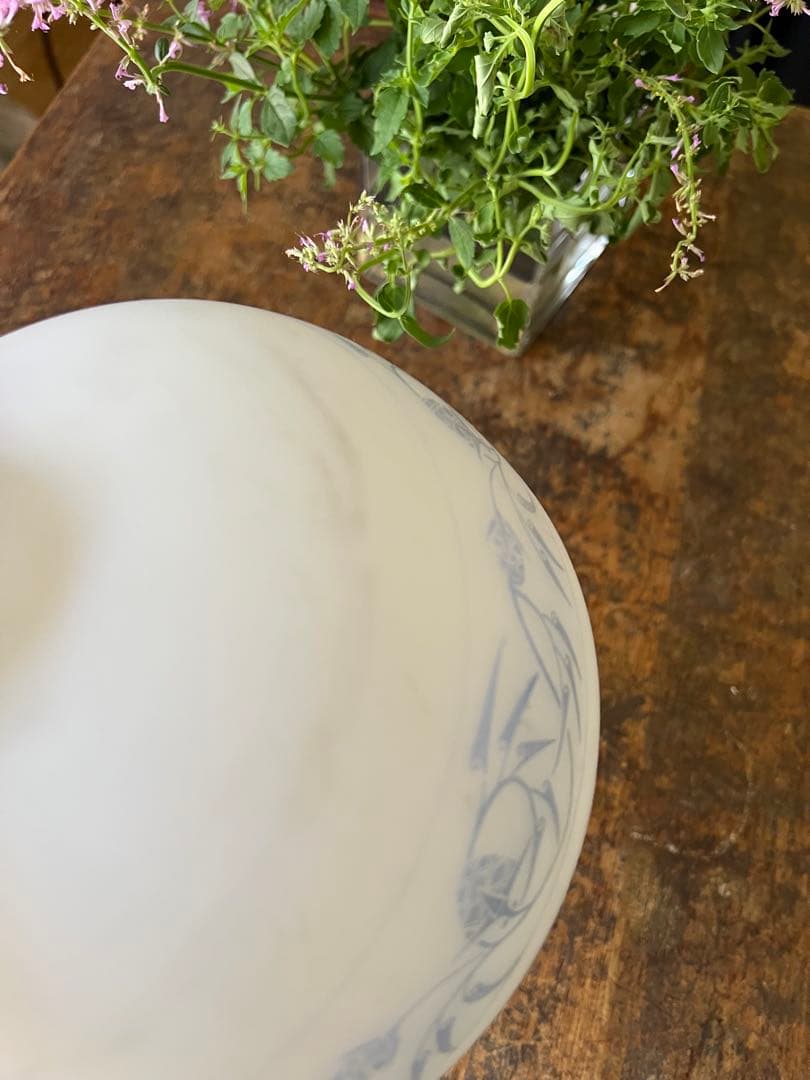 レトロ 大正ロマン すりガラス花模様電笠 照明 灯り 古民家 アンティーク